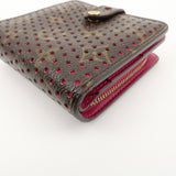 Louis Vuitton Monogram Perfor Compact Zip Wallet Fuchsia M95188