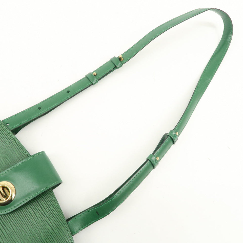 Louis Vuitton Epi Cluny Shoulder Bag Borneo Green M52254