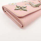 Louis Vuitton Epi Portefeuille Twist Flower Wallet M62482