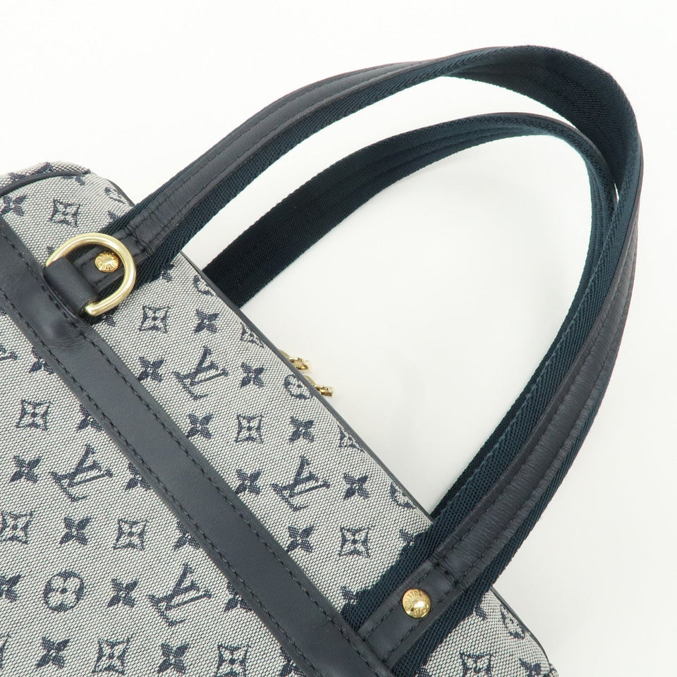 Louis Vuitton Monogram Mini Josephine PM Hand Bag Blue M92214