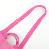 Prada Canapa Mini Canvas 2Way Bag Shoulder Bag Hand Bag Pink