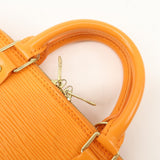 Louis Vuitton Epi Alma Hand Bag Mandarin Orange M5124H