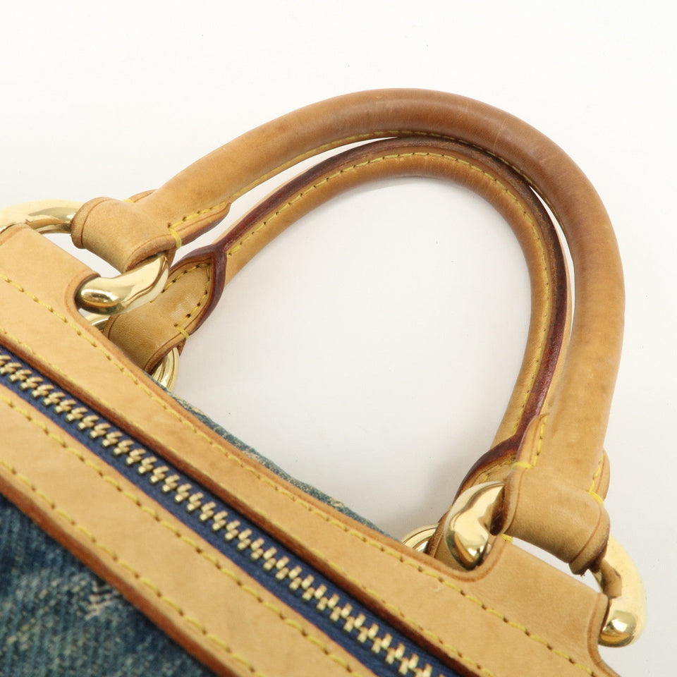 Louis Vuitton Monogram Denim Neo Speedy Boston Bag Blue M95019