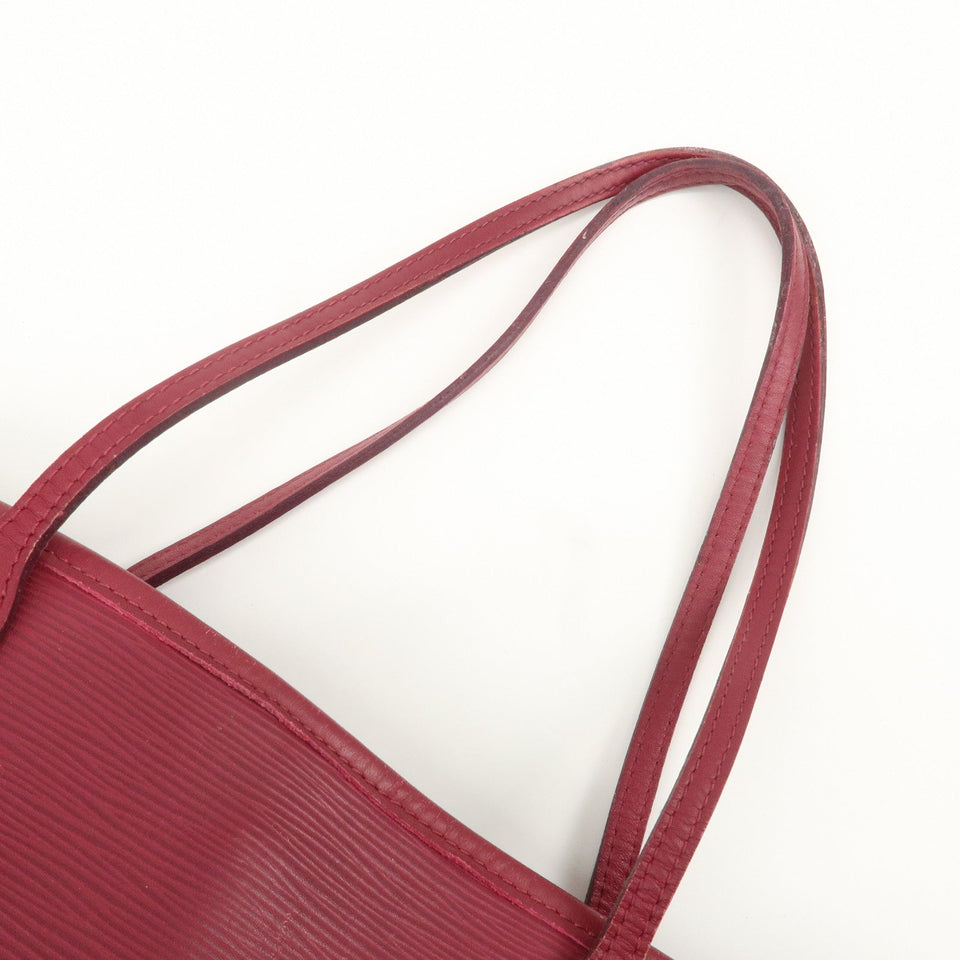 Louis Vuitton Epi Neverfull MM Shoulder Bag Fuchsia M40882