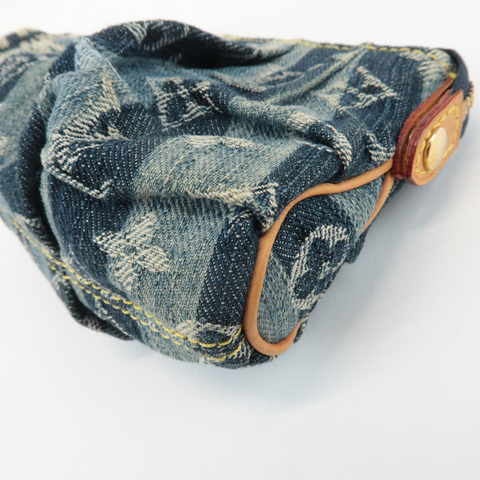 Louis Vuitton Monogram Denim Trousse Raye Pouch Blue M95335
