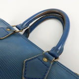 Louis Vuitton Epi Speedy 25 Hand Boston Bag Blue M43015