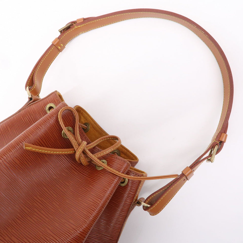 Louis Vuitton Epi Noe Bi-Color Shoulder Bag Kenya Brown M44028