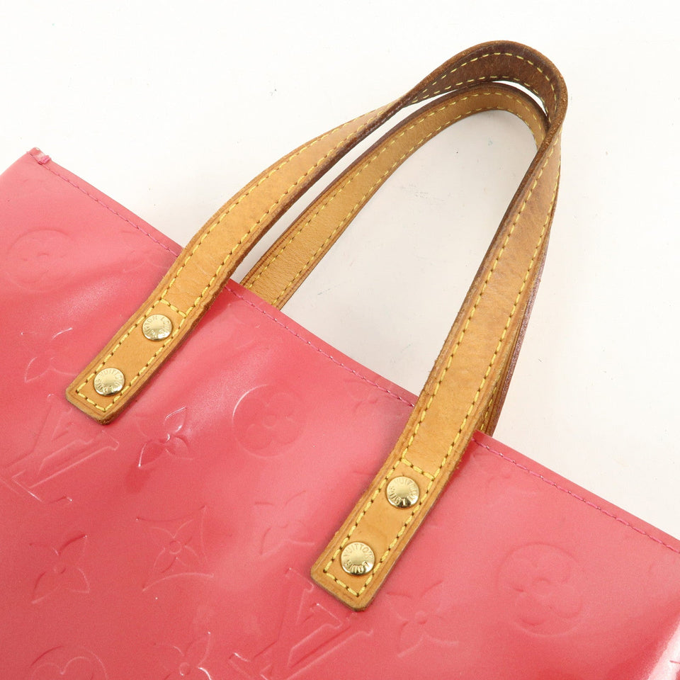 Louis Vuitton Monogram Vernis Lead PM Hand Bag Framboise M9132F