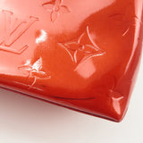 Louis Vuitton Monogram Vernis Lead PM Hand Bag Rouge M91088