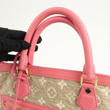 Louis Vuitton Monogram Sabia Cabas Hand Bag MM Rose M93496