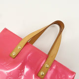 Louis Vuitton Monogram Vernis Lead PM Hand Bag Pink M991221