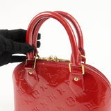 Louis Vuitton Monogram Vernis Alma BB Cerise Hand Bag M90174