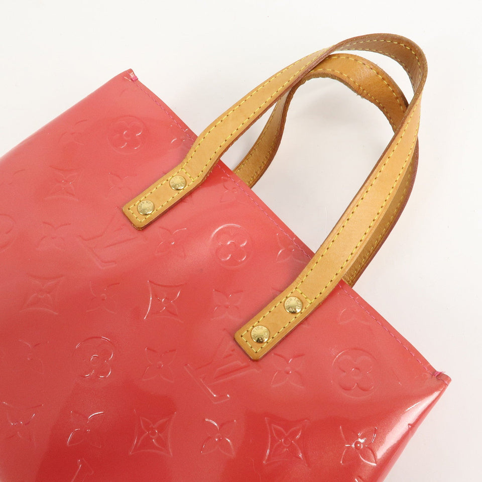 Louis Vuitton Monogram Vernis Lead PM Hand Bag Pink M91221