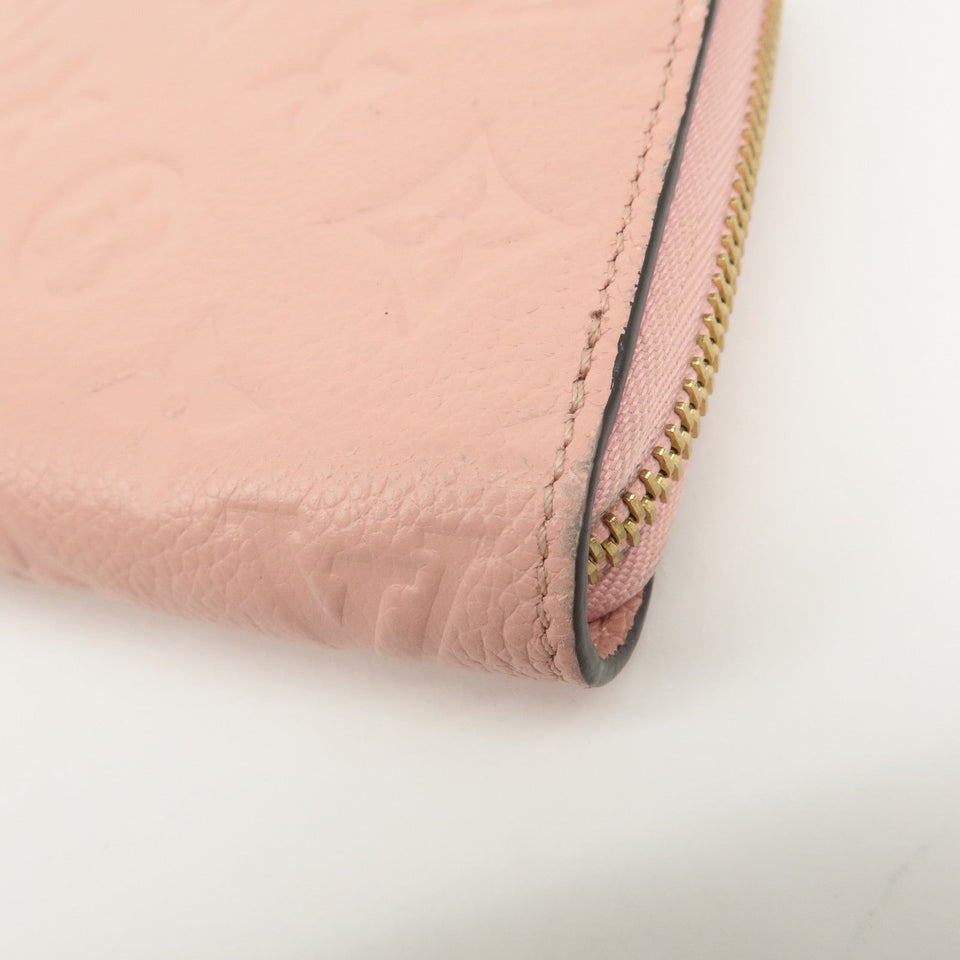 Louis Vuitton Monogram Empreinte Zippy Wallet Rose Poudre M64090