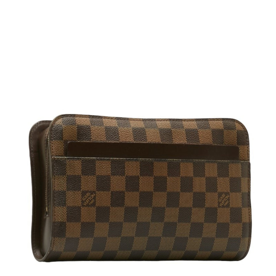 Louis Vuitton Saint-Louis  Canvas Clutch Bag