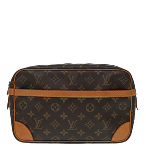Louis Vuitton Compiegne 28  Canvas Clutch Bag