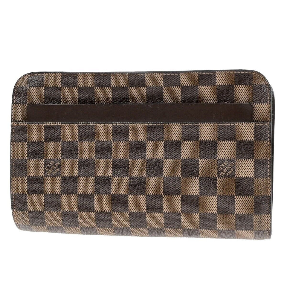 Louis Vuitton Saint Louis  Canvas Clutch Bag
