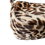 Prada Leopard Hobo Handbag