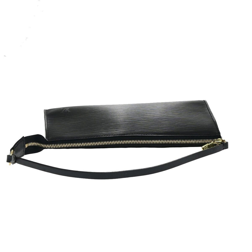 Louis Vuitton Pochette Accessoires  Leather Clutch Bag