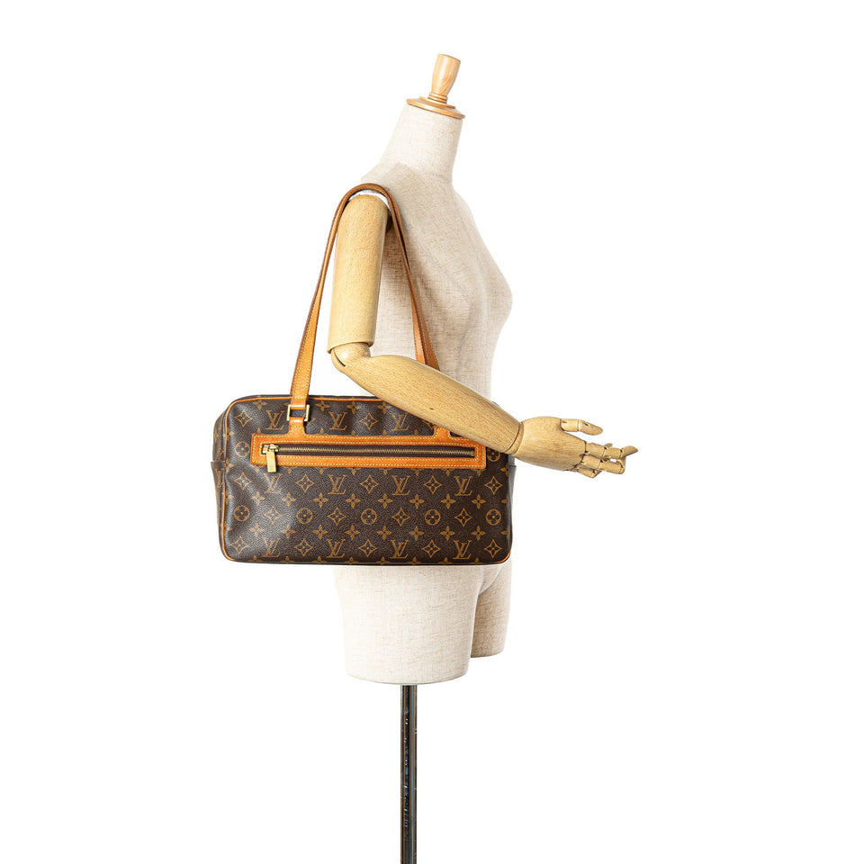 Brown Louis Vuitton Monogram Cite GM Shoulder Bag