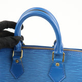 Louis Vuitton Epi Speedy 25 Hand Bag Boston Bag Blue M43015