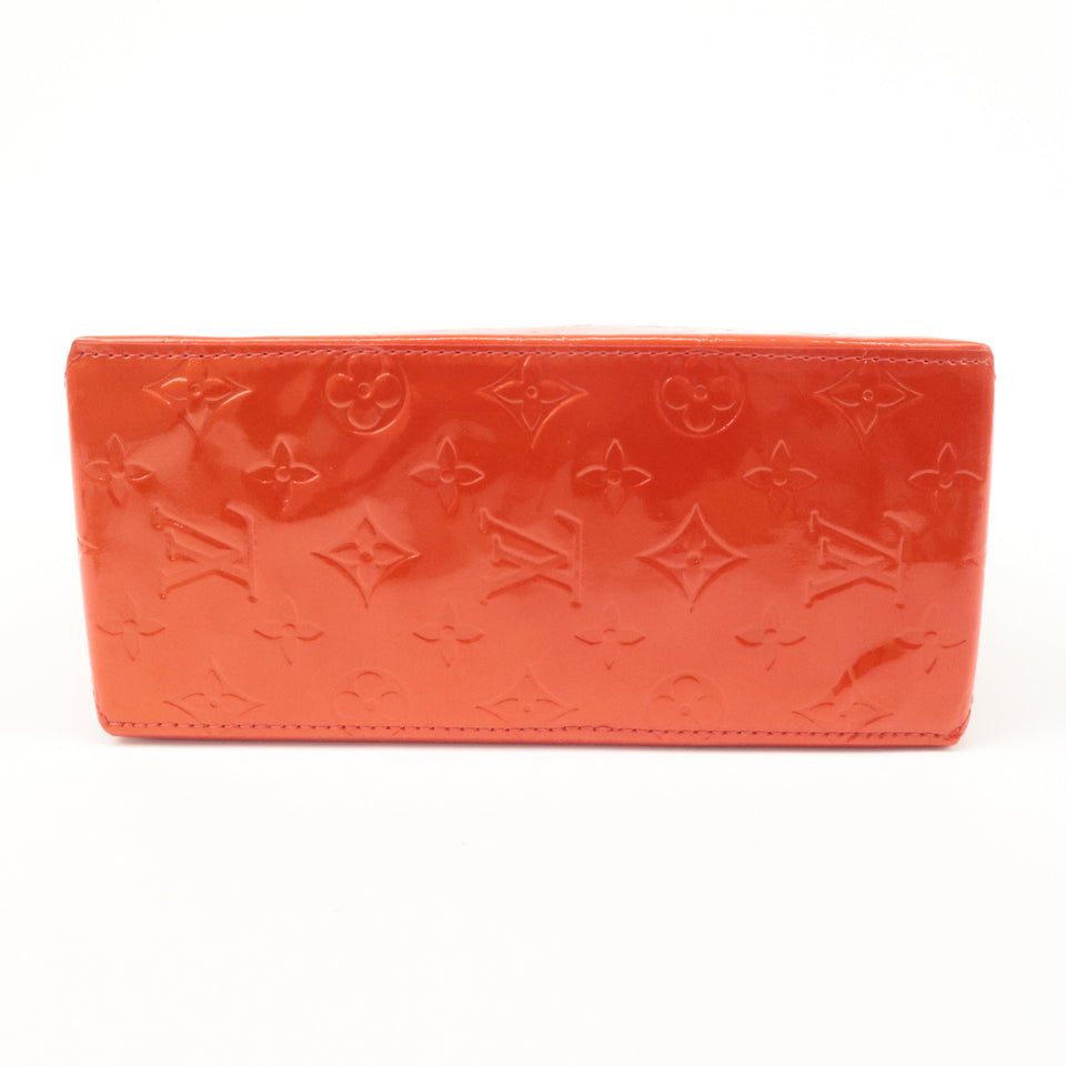 Louis Vuitton Monogram Vernis Lead PM Hand Bag Rouge M91088