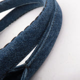 Prada Denim Canapa Mini Canvas 2Way Tote Bag Hand Bag Navy 1BG439