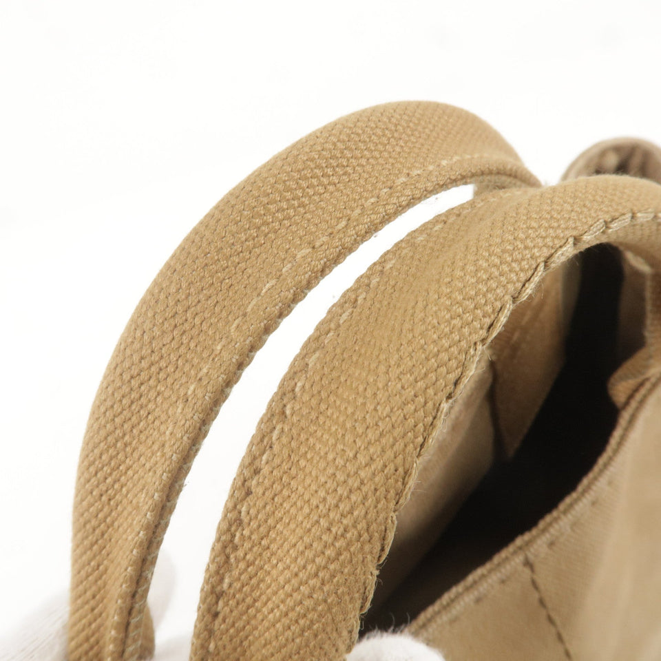 Prada Canapa Mini Canvas 2Way Bag Shoulder Bag Brown B2439G