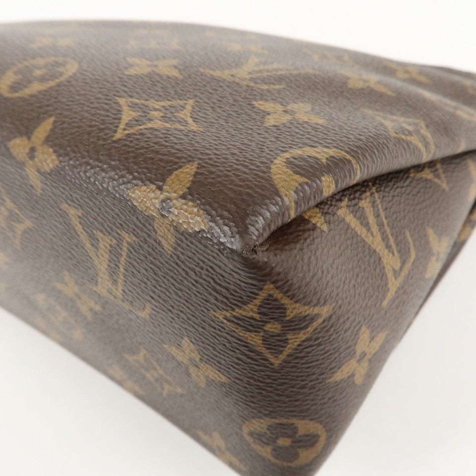 Louis Vuitton Monogram Pallas Beauty Case Brown Red M64123