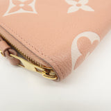 Louis Vuitton Monogram Empreinte Bicolor Zippy Wallet Rose M81645