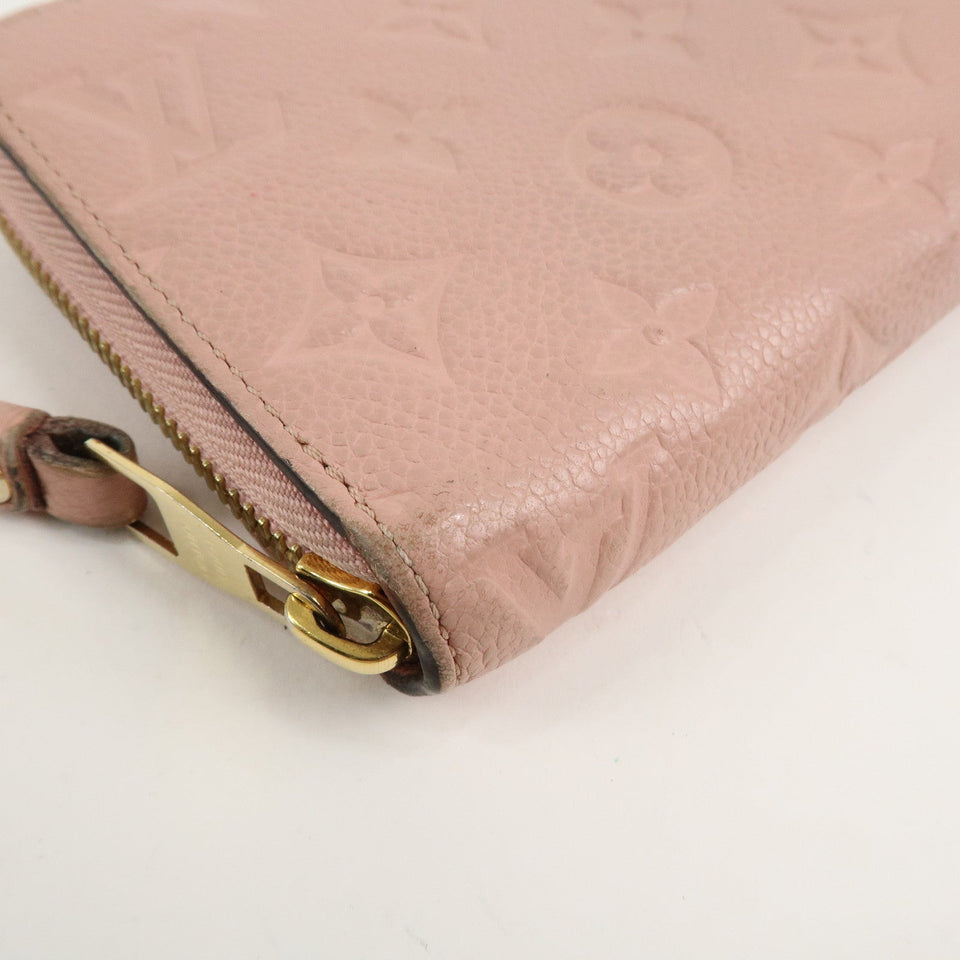Louis Vuitton Monogram Empreinte Zippy Wallet Rose Poudre M64090