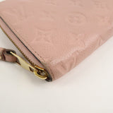 Louis Vuitton Monogram Empreinte Zippy Wallet Rose Poudre M64090