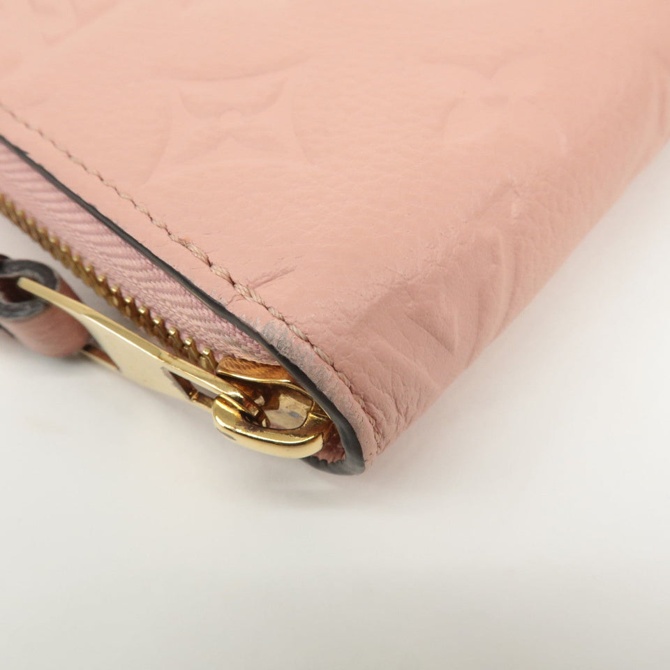 Louis Vuitton Monogram Empreinte Zippy Wallet Rose Poudre M64090