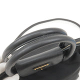 Prada Logo Nylon Leather 2Way Bag Hand Bag NERO Black BN2106