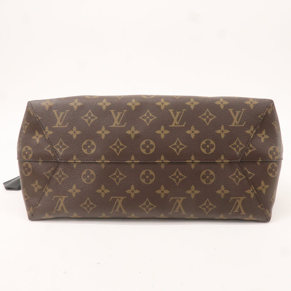 Louis Vuitton Monogram Flower Hobo Shoulder Bag Brown M43545