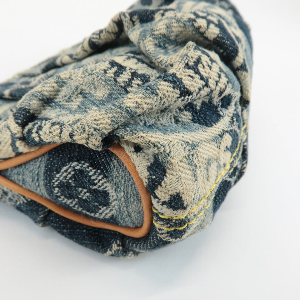 Louis Vuitton Monogram Denim Trousse Raye Pouch Blue M95335