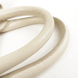 Prada Logo Jacquard Leather 2Way Bag Hand Bag Beige BN1841