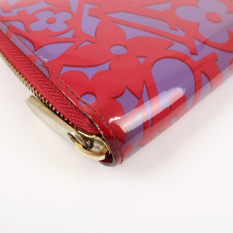 Louis Vuitton Sweet Monogram Vernis Zippy Wallet RoseIndien M90123