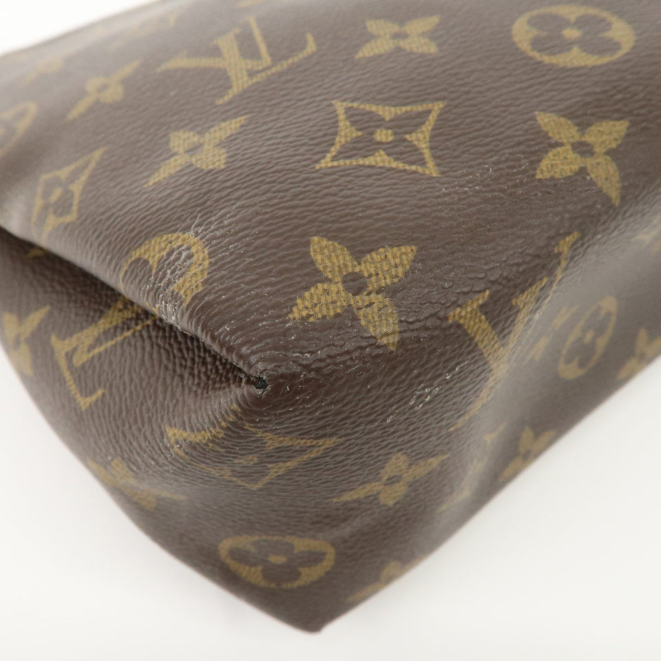 Louis Vuitton Monogram Pallas Beauty Case Brown Red M64123