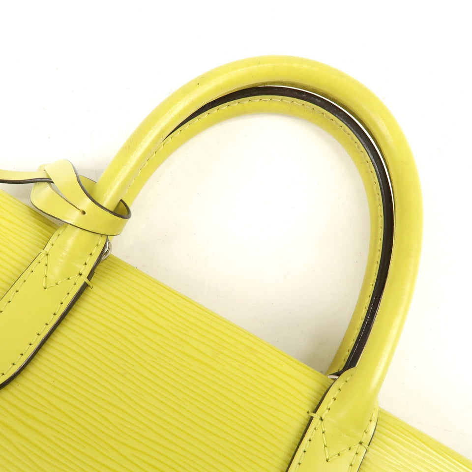 Louis Vuitton Epi Marly BB 2Way Bag Hand Bag Pistache M94617