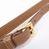 Prada Logo Leather 2Way Bag Hand Bag Shoulder Bag Brown