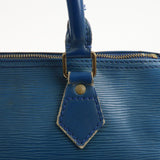 Louis Vuitton Epi Speedy 25 Hand Boston Bag Blue M43015