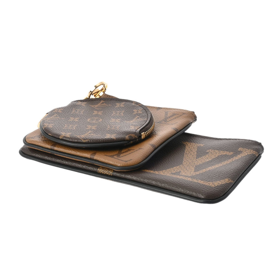 Louis Vuitton Trio  Canvas Clutch Bag