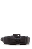 Chanel 2008 Black Leather Bow Belt SZ 90/36