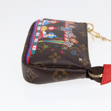 Louis Vuitton Mini Pochette Accessoires  Canvas Clutch Bag