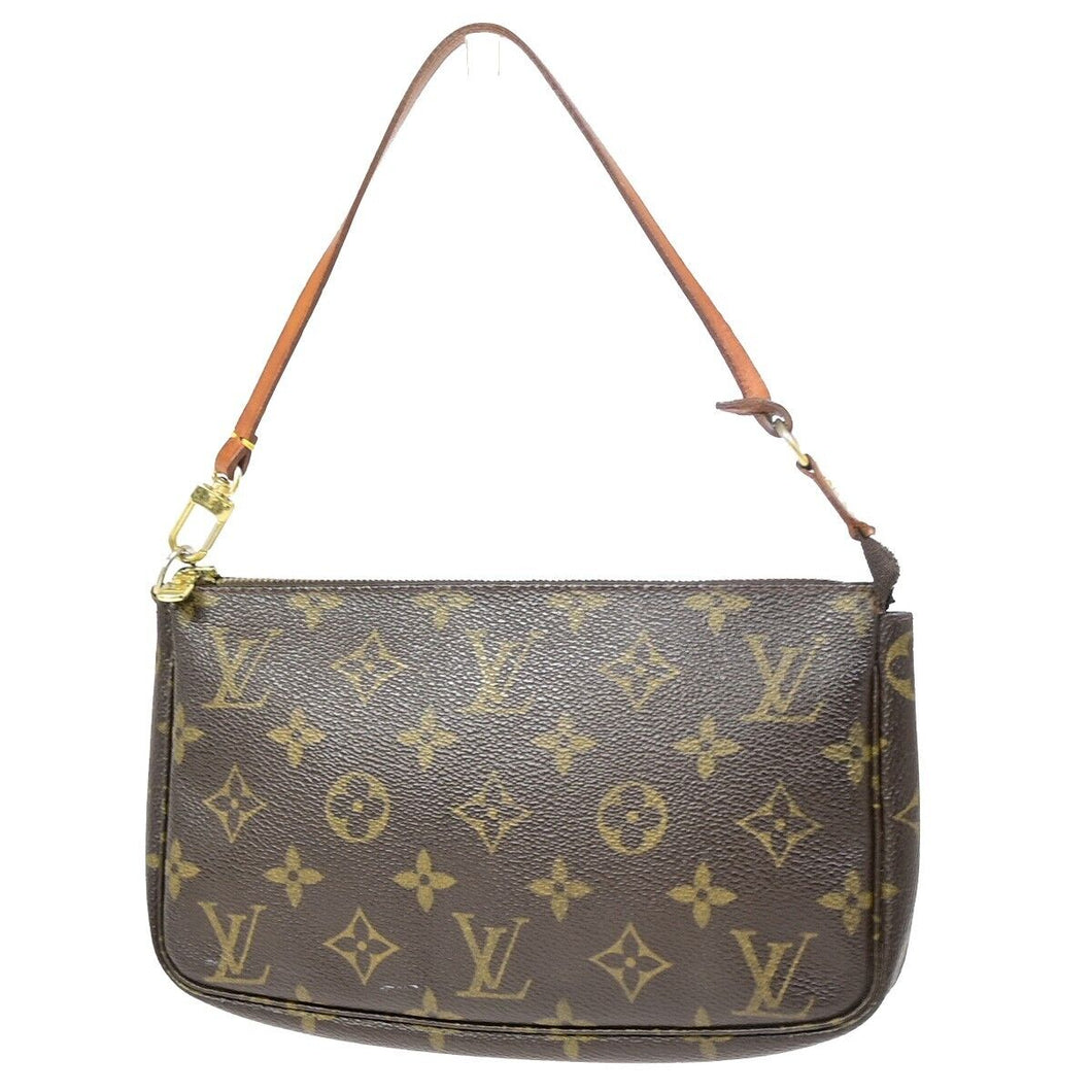 Louis Vuitton Pochette Accessoires  Canvas Clutch Bag