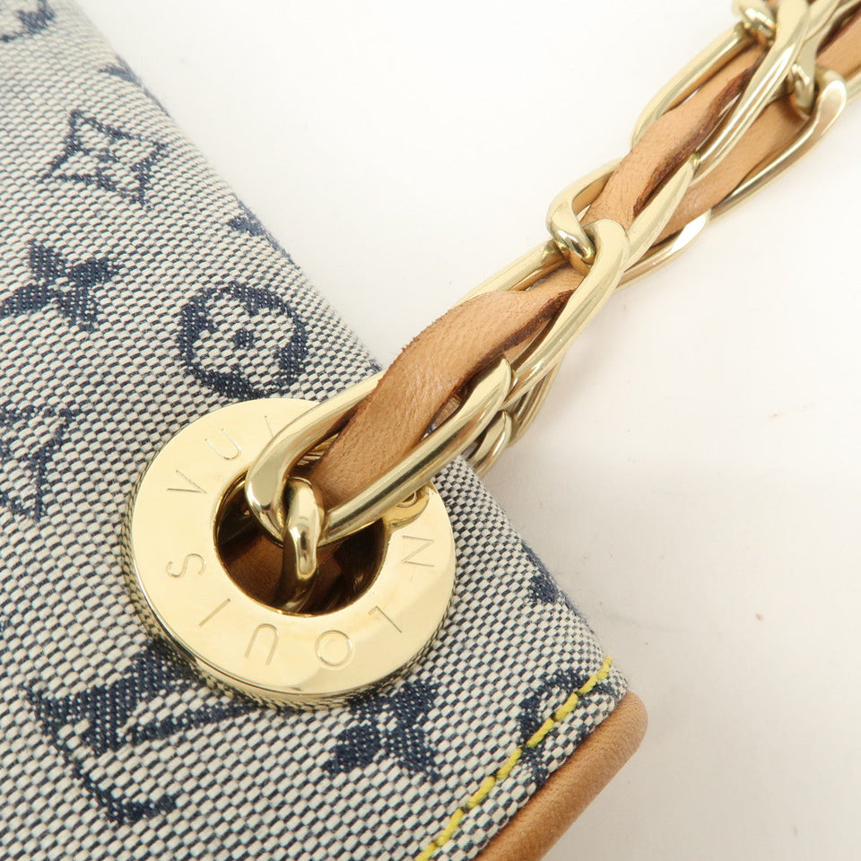 Louis Vuitton Monogram Mini Camille Shoulder Bag Blue M92002