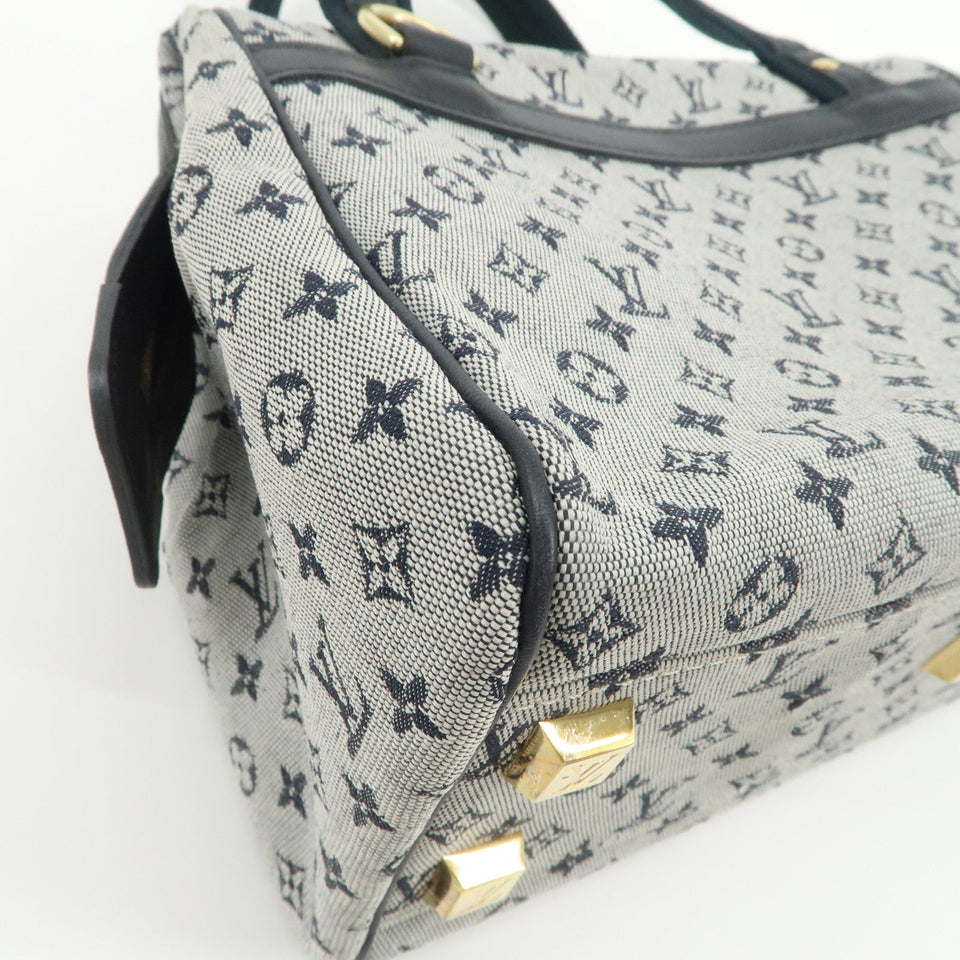Louis Vuitton Monogram Mini Josephine PM Hand Bag Blue M92214