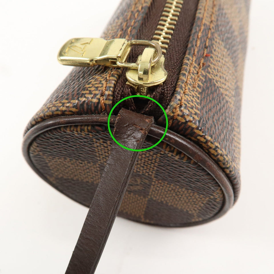 Louis Vuitton Damier Mini Pouch for Papillon Bag Brown