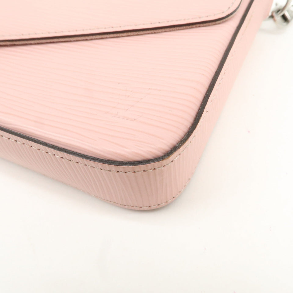 Louis Vuitton Epi Pochette Felicie Shoulder Bag Rose M62467